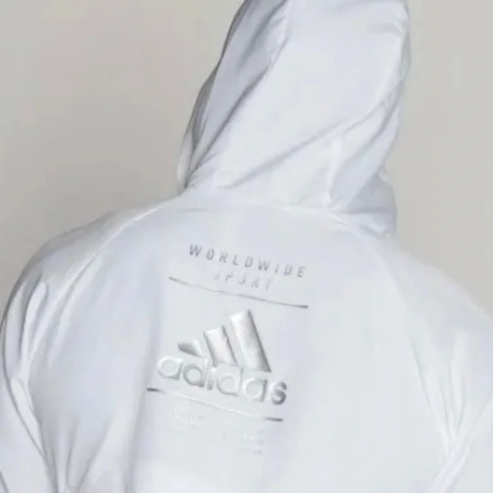NWT Super Rare Vintage Adidas Worldwide Sport Windbreaker Jacket White size XL